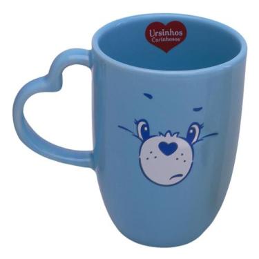 Imagem de Caneca Ursinhos Carinhosos Oxford 350ml Rosa Amarela Azul Cerâmica Ori