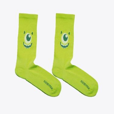 Imagem de Meia Lupo Disney Mike 16310-006, Verde, M (34-38)