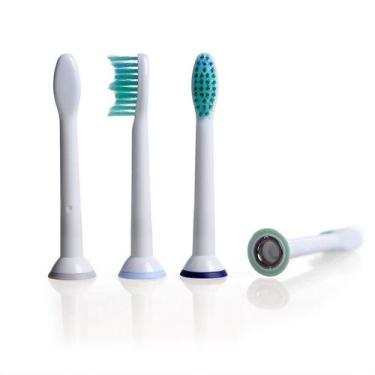 Imagem de Cabeças de reposição compatíveis com Sonicare Philips X4 - Lightbek Of