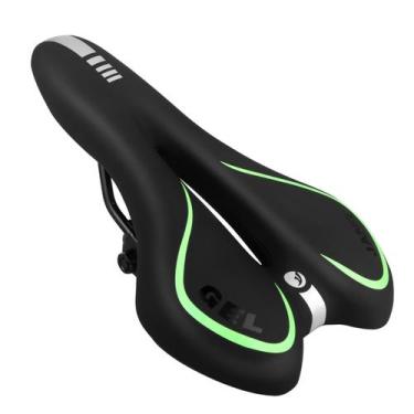 Imagem de Selim de bicicleta MTB Gel MOOCCI, confortável, impermeável, verde
