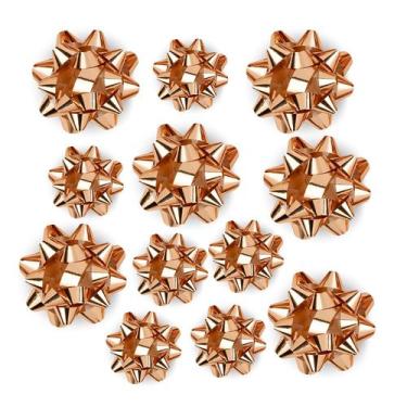 Imagem de Sortimento de laços de presente WRAPAHOLIC Metallic Rose Gold 12 unida