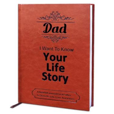 Imagem de Livro de diário guiado JUNQIU Dad I Want To Hear Your Story - JUNQIU U