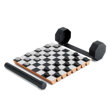 Imagem de Jogo de Xadrez em Madeira Dama Cor Preto Umbra