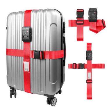 Imagem de Alça de bagagem Travel Inspira TSA Lock ajustável 20-32"