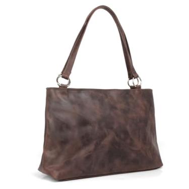 Imagem de Bolsa Feminina 100% Couro Bovino Legítimo Natural Sacola Grande Shopper