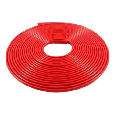 Imagem de Borracha Protetora 10m para Porta e Bordas de Carro – Universal Vermelho Brilhante Proteção Anti-Arranhão