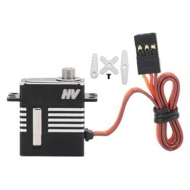 Imagem de CUOFYUNL Mini Servo Digital de Liga de Alumínio Micro Gear Servo Motor de Alta Eficiência e Baixo Ruído para Helicópteros RC, Robôs de Asa Fixa