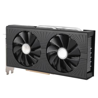Imagem de VBESTLIFE Placa Gráfica RX590 de 8 GB, GPU GDDR5 256Bit, Placa de Vídeo para Jogos PCIE 3.0 X16 de 1460/8000 MHz, Suporte para Placa Gráfica de Computador Desktop para DirectX 12