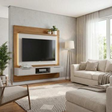 Imagem de Painel para Tv até 55 Polegadas 2 Portas NT 1280 Notável Móveis Freijó