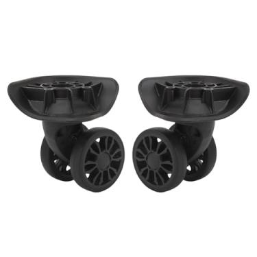 Imagem de Diydeg Roda de Mala de Bagagem, 2 Peças de Rodas Esquerda e Direita, Rodas de Tronco, Mala de Viagem, Rodízio, Rolamento Mudo, Giratório para Reparo de Carrinho de de Bagagem