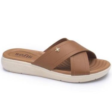 Imagem de Chinelo Feminino Flatform Slide Casca Softli 10500.10503-Feminino