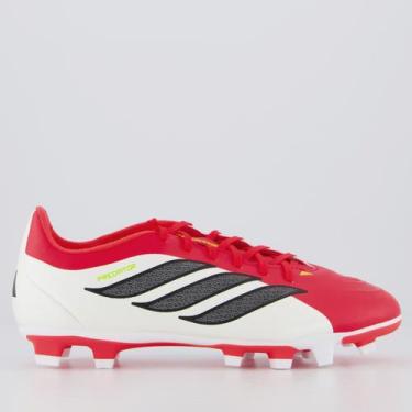 Imagem de Chuteira Adidas Predator Club Campo Vermelha, 42