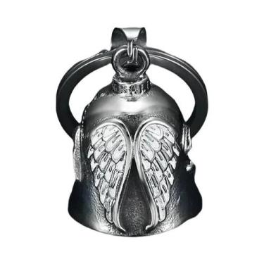 Imagem de Colar Masculino Vintage Com Pingente De Sino De Motocicleta, Cruz Cris