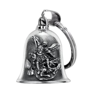 Imagem de Colar Masculino Vintage Com Pingente De Sino De Motocicleta, Cruz Cris