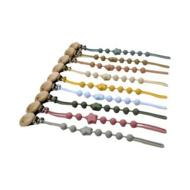 Imagem de Corrente De Silicone Para Mordedor De Bebê, Brinquedo Anti-Queda, Alça