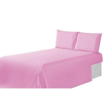 Imagem de Lençol Casal Queen 3 Peça Cama Box Luxo Temos Todas As Cores