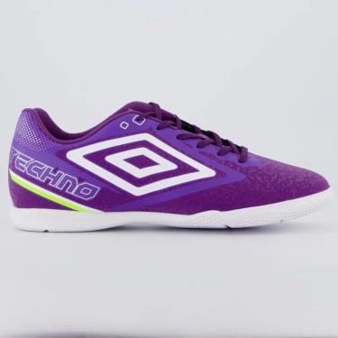 Imagem de Chuteira Futsal Umbro Techno II Jr Infantil Purple-Unissex
