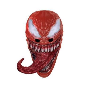 Imagem de Máscara de Halloween, língua comprida, venenos, cosplay, látex assusta