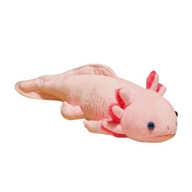 Imagem de Boneca de brinquedo de pelúcia Axolotlss 45 cm Anime para decoração - 