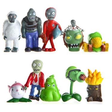 Imagem de Figura de anime Toy Snowman Giant Doctor Plants Zombies x10 - yiweisai
