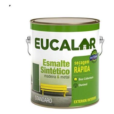 Imagem de Tinta Esmalte Eucalar Verde Nilo 1/4 Eucatex
