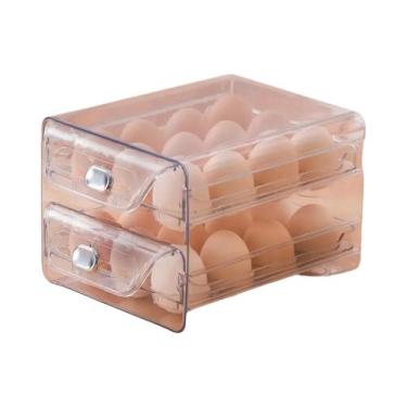 Imagem de Organizador De Gaveta Para Geladeira Com Grande Capacidade, Bandeja Tr