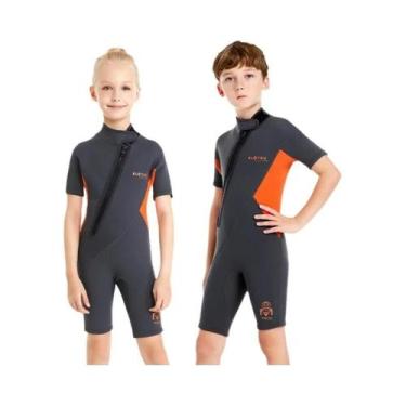 Imagem de Roupa De Mergulho Em Neoprene 2MM Para Crianças, Meninos E Meninas, Pr