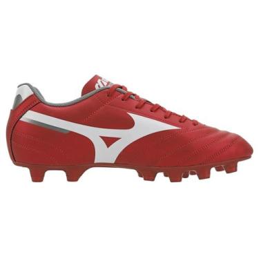 Imagem de Chuteira Mizuno Morelia Club MD Campo, Vermelho, 42