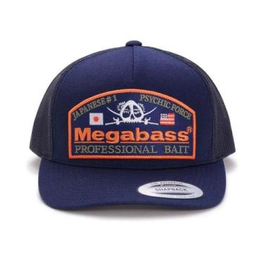 Imagem de Boné Bordado Psychic Trucker Navy - Megabass
