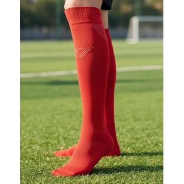 Imagem de Meião Futebol Microfibra INF JUV AD Trifil 8158 casapaula, Vermelho, 3