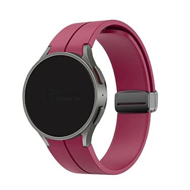 Imagem de Pulseira Silicone Fecho Magnetico Preto LTIMPORTS, compativel com Galaxy Watch 6 - Galaxy Watch 6 Classic - Galaxy Watch 5 - Galaxy Watch 5 Pro - Galaxy Watch 4 - Galaxy Watch 4 Classic (Vinho)