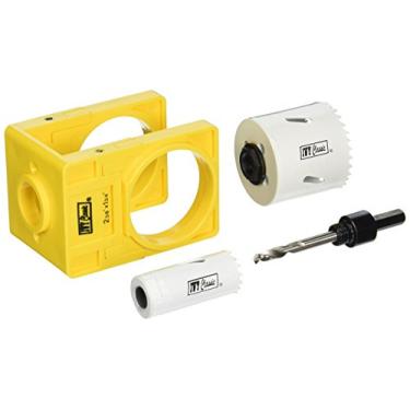 Imagem de IVY Classic Kit de instalação de bloqueio bi-metal 27001 com modelo guia para portas de aço e madeira, cardado