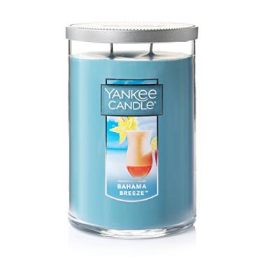 Imagem de Yankee Candle Vela Bahama Breeze perfumada, clássica de 623 g grande, 2 pavios, mais de 75 horas de tempo de queima, perfeita para decoração de casa e presente