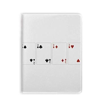 Imagem de Caderno de 2 corações com estampa de clube de diamante e capa macia Diário