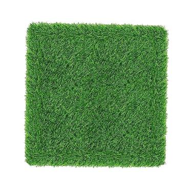 Imagem de Baoblaze Almofada de caixas de ninho de galinhas laváveis tapetes de grama falsa tapete de grama reutilizável caixas de ninho de galinheiro almofada para colocar ovos decoração de jardim