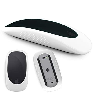 Imagem de Capa de mouse de silicone para Apple Magic Mouse I&ii Capa de mouse iMac Apple Mouse 2 Skins, Anti-Drop Mouse Luva (Branca)