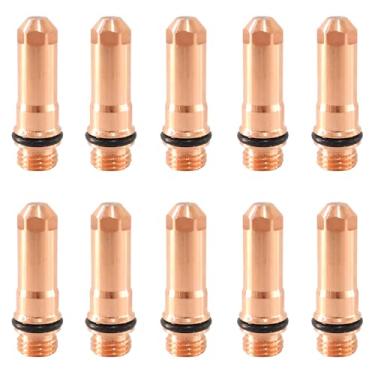 Imagem de MAUTO 10 peças 220181 ajuste eletrodo 130A tocha de corte plasma consumíveis