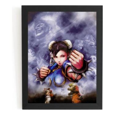 Imagem de Quadro Street Fighter Chun-li Ryu Vs Ken Gamer Arte - Fanarte