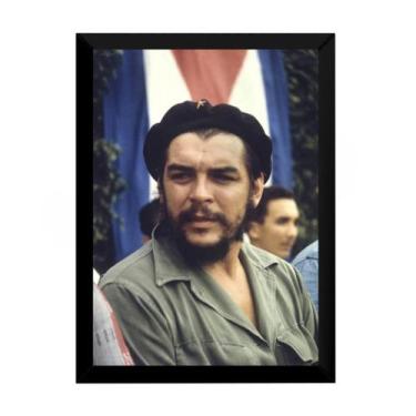 Imagem de Quadro Ernesto Che Guevara Foto Colorida Poster Moldurado - Fanarte