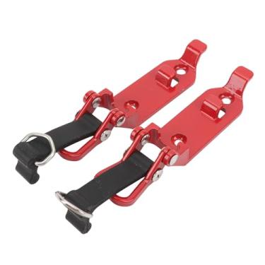 Imagem de Crampo de pá de Telhado, Fixação Segura para Montagem Em Montagem Em Montagem de Borracha Fivela de Salvamento de Espaço para Carro (Laranja) (Vermelho)