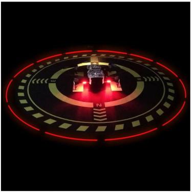 Imagem de Pista de Pouso Heliponto 70cm com Iluminação Led para Drones