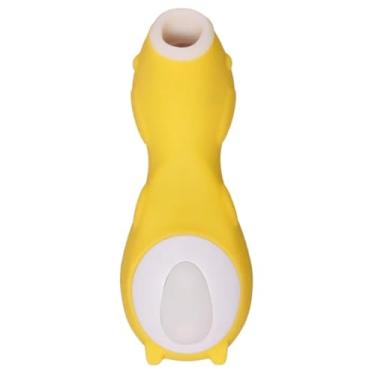 Imagem de Estimulador Clitoriano Dog10 Modos De Pulsação Brinquedo Sexual Feminino Vibrador Discreto [AMARELO]