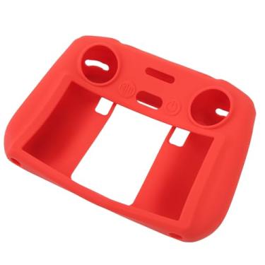 Imagem de Naroote Tampa de Silicone do Controlador RC 2, Tampa de Controle Remoto do Drone Confortável à Prova de Choque para Mini 4 Pro Air 3 RC 2 (Vermelho)