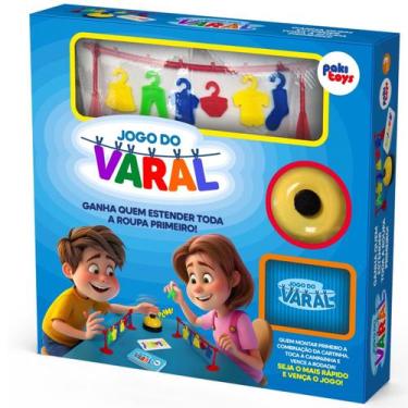Imagem de Jogo Do Varal Brinquedo Desafio Estratégia - Paki Toys