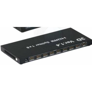 Imagem de Divisor Splitter Hdmi 1X8 Saidas - 1080P 1.4 3D - Jc Cabos