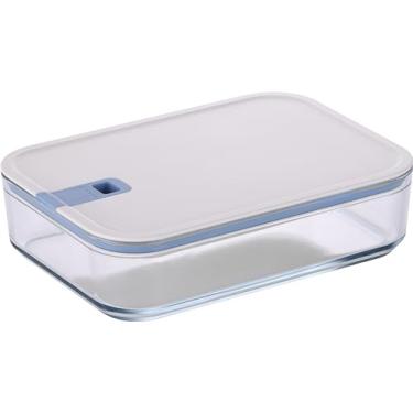 Imagem de Pote Retangular de Vidro Hermético - Tampa com Alavanca - 2300ml - Neoflam