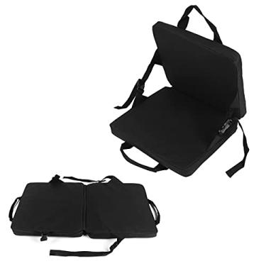 Imagem de LiebeWH Fivelas Ajustáveis, Assento Dobrável Leve e Dobrável para Cadeira de Praia, Adequado para Piqueniques Em praias. Tecido Oxford, Assistir TV, Jogar Videogame