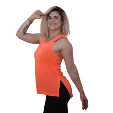 Imagem de Regata Feminina Dry Furadinho Tapa Bumbum Treino Academia - FR Moda Fi