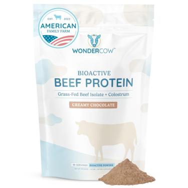 Imagem de Proteína em pó WONDERCOW Beef Isolate com colostro bovino 600g-Unissex