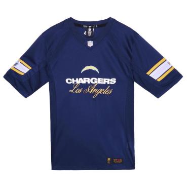 Imagem de Camiseta New Era Jersey Los Angeles Chargers Preto NFL Game São Paulo 2025-Masculino